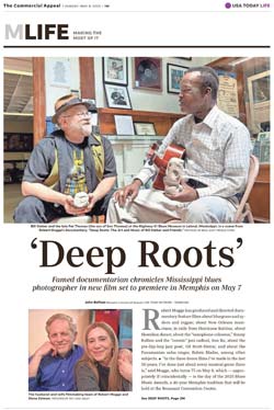 Memphis Commercial Appeal  feature story about Deep Roots world premeire
