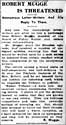 Robert Mugge is Threatened Tampa Tribune 8_4_1903
